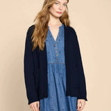 White Stuff Tula Cardi in French Navy