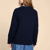 White Stuff Tula Cardi in French Navy