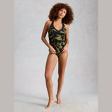 White Stuff Valley Print Tankini Top In Green