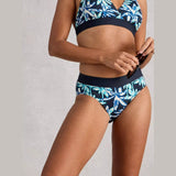 White Stuff Valley Swim Bikini Bottom In Navy Print