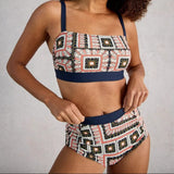 White Stuff Verity Swim High Waist Bottom In Navy