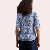 White Stuff Weaver Jersey Crew Neck Tee In Blue