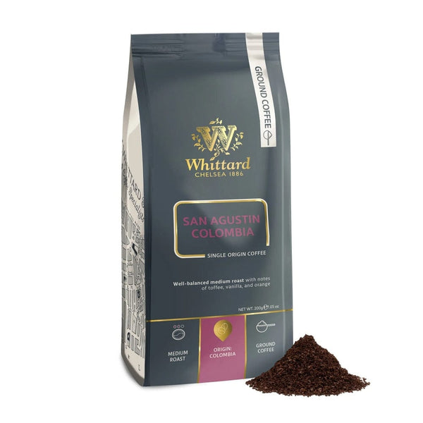 Whittard San Agustin Colombia Ground Coffee Valve Pack