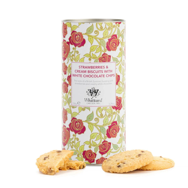 Whittard Strawberries & Cream Biscuits With White Chocolate Chips