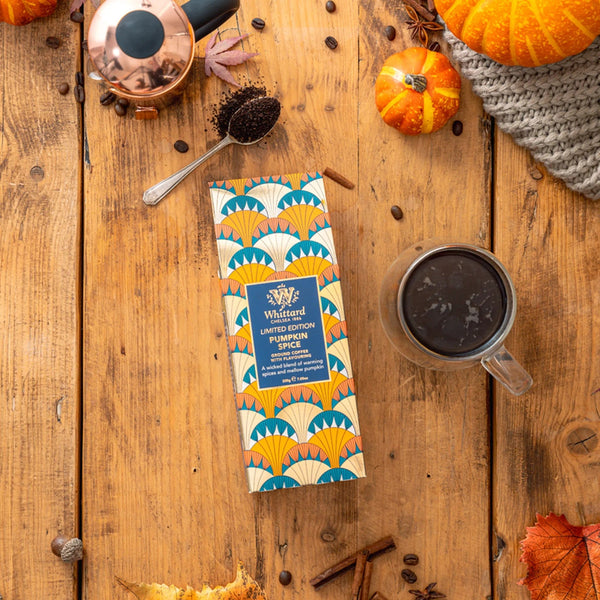 Whittards Pumpkin Spice Flavour Ground Coffee 200g