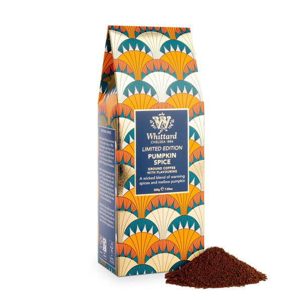 Whittards Pumpkin Spice Flavour Ground Coffee 200g