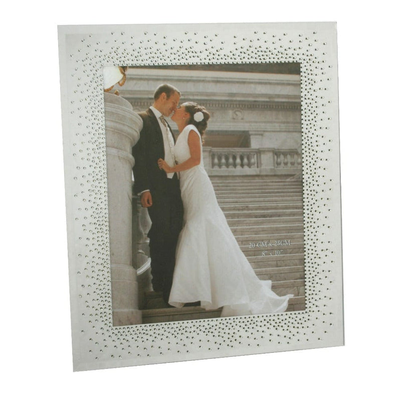 Widdop and Co Impressions Frame Mirror Crystals Wedding 8x10