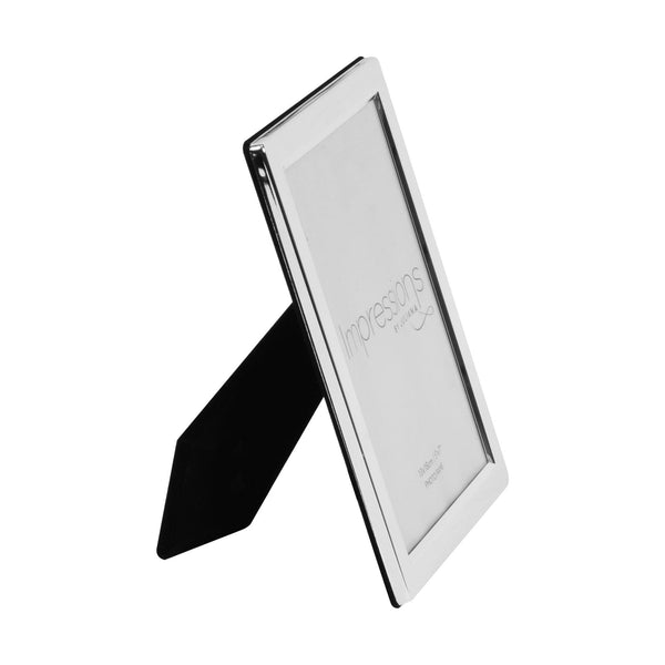 Widdop and Co Impressions Frame Silver Plated Flat Edge  5X7