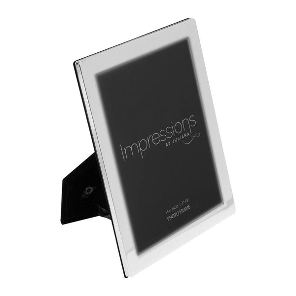 Widdop and Co Impressions Frame Silver Plated Flat Edge  6X8