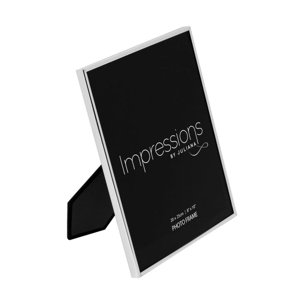 Widdop and Co Impressions Frame Silver Plated Thin 8X10