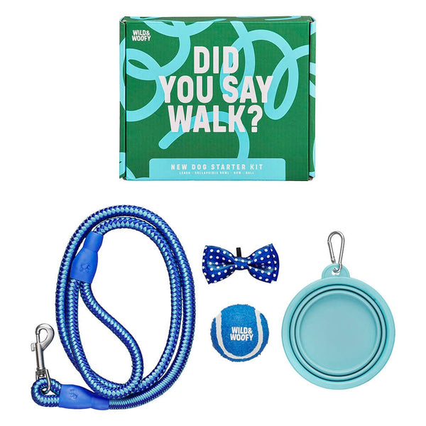 Wild & Woofy Did You Say Walk? Dog Gift Set