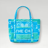 Christy The Wimbledon Heirloom Tote Bag In Aqua Sky