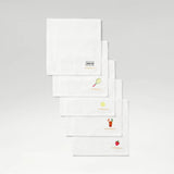 Christy Wimbledon Icons Face Cloth Set 5 Pack In White