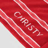 The Wimbledon Championship 2026 Cotton Bath Towel In Strawberry Red