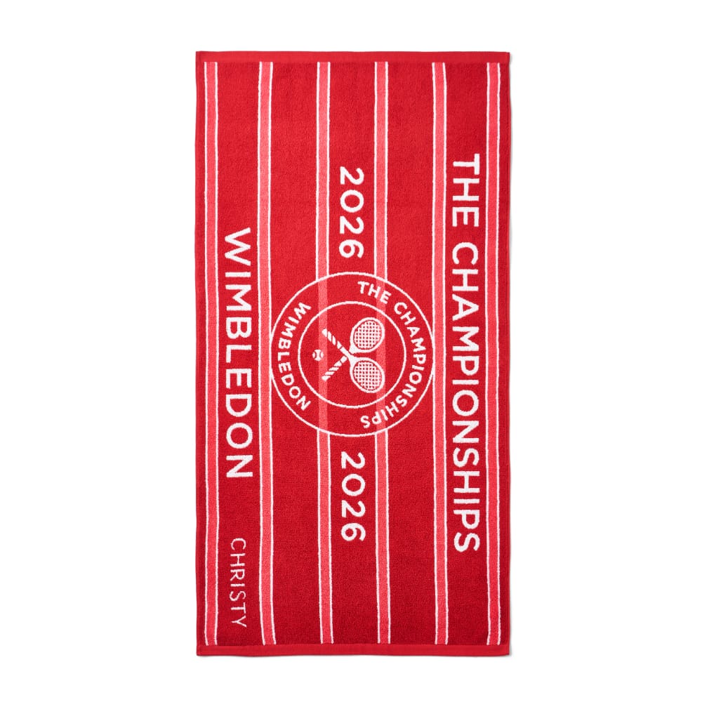 Wimbledon Championship Towel 2021 in Green/Purple