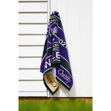 Wimbledon Championship Towel 2021 in Green/Purple