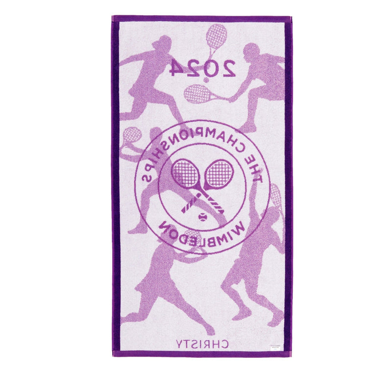 Christy Wimbledon Championships 2024 Towel - Seasonal Purples