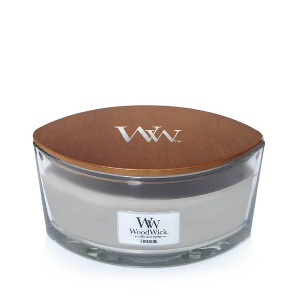 WoodWick Fireside Ellipse Jar Candle