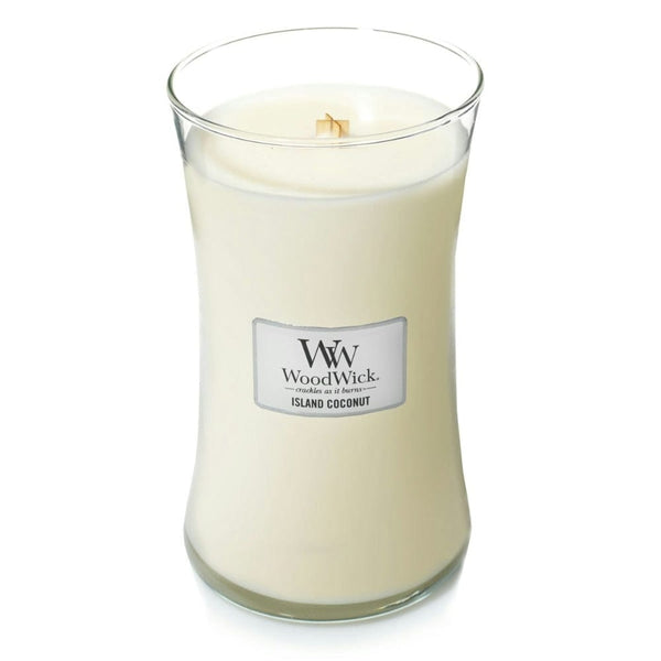 WoodWick Island Coconut Large Jar Candle