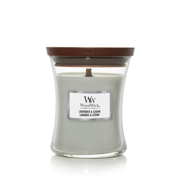 WoodWick Lavender & Cedar Medium Jar Candle