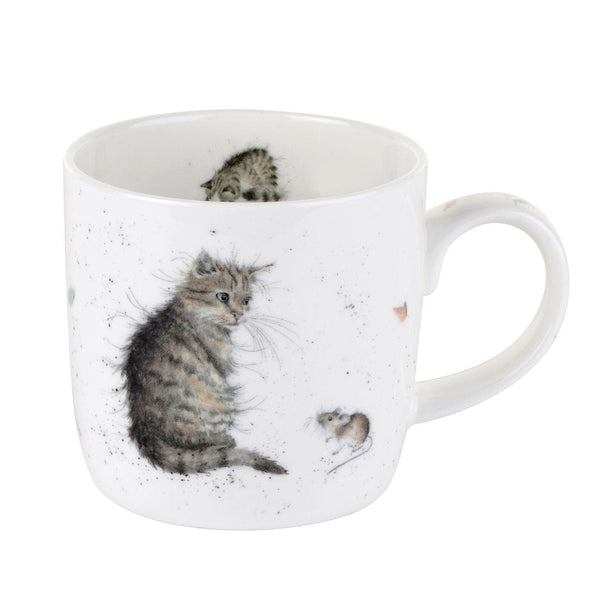 Wrendale Cat and Mouse Mug