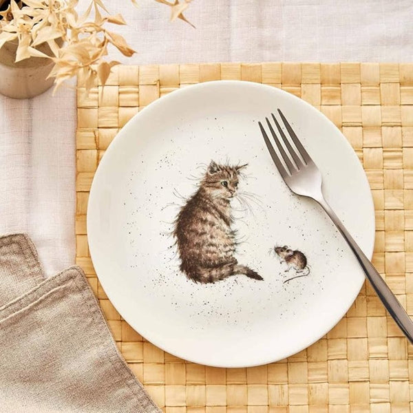 Royal Worcester Wrendale Designs Cat and A Mouse Small Plate