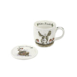 Wrendale Desgins 'Winter Friends' Donkey & Robin Mug And Coaster Set