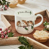 Wrendale Desgins Winter Mice Bone China Mug