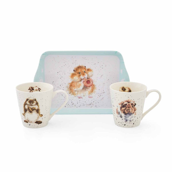 Wrendale Designs Hamster Mug & Tray Set