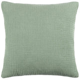 Yard Lark Muslin Crinkle Cotton Cushion Eucalyptus