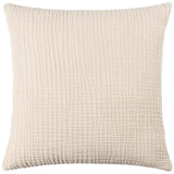 Yard Lark Muslin Crinkle Cotton Cushion Natural