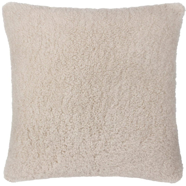 Yard Olann Faux Shearling Cushion Natural
