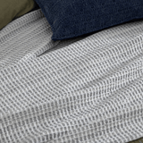 Yard Waffle Textured 100% Cotton Bedspread Dusk Blue