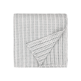 Yard Waffle Textured 100% Cotton Bedspread Dusk Blue