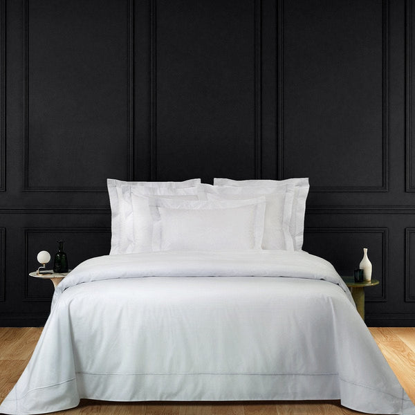 Yves Delorme Athena Blanc Pillowcase Boudoir 30X40