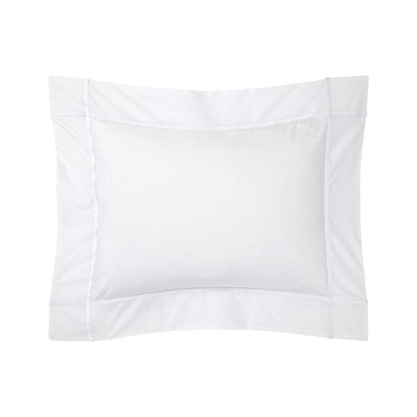 Yves Delorme Athena Blanc Pillowcase Boudoir 30X40