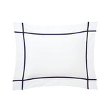 Yves Delorme Athena Pillowcase Marine Boudoir 30X40