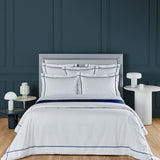 Yves Delorme Athena Pillowcase Marine Boudoir 30X40