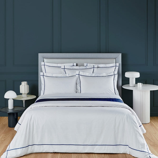 Yves Delorme Athena Pillowcase Marine Standard 50X75