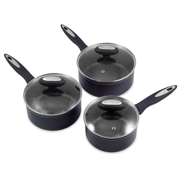 Zyliss Ultimate 3 Piece Saucepan Set