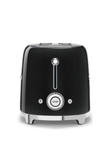 Smeg 50's Style 2 Slice Toaster In Gloss Black